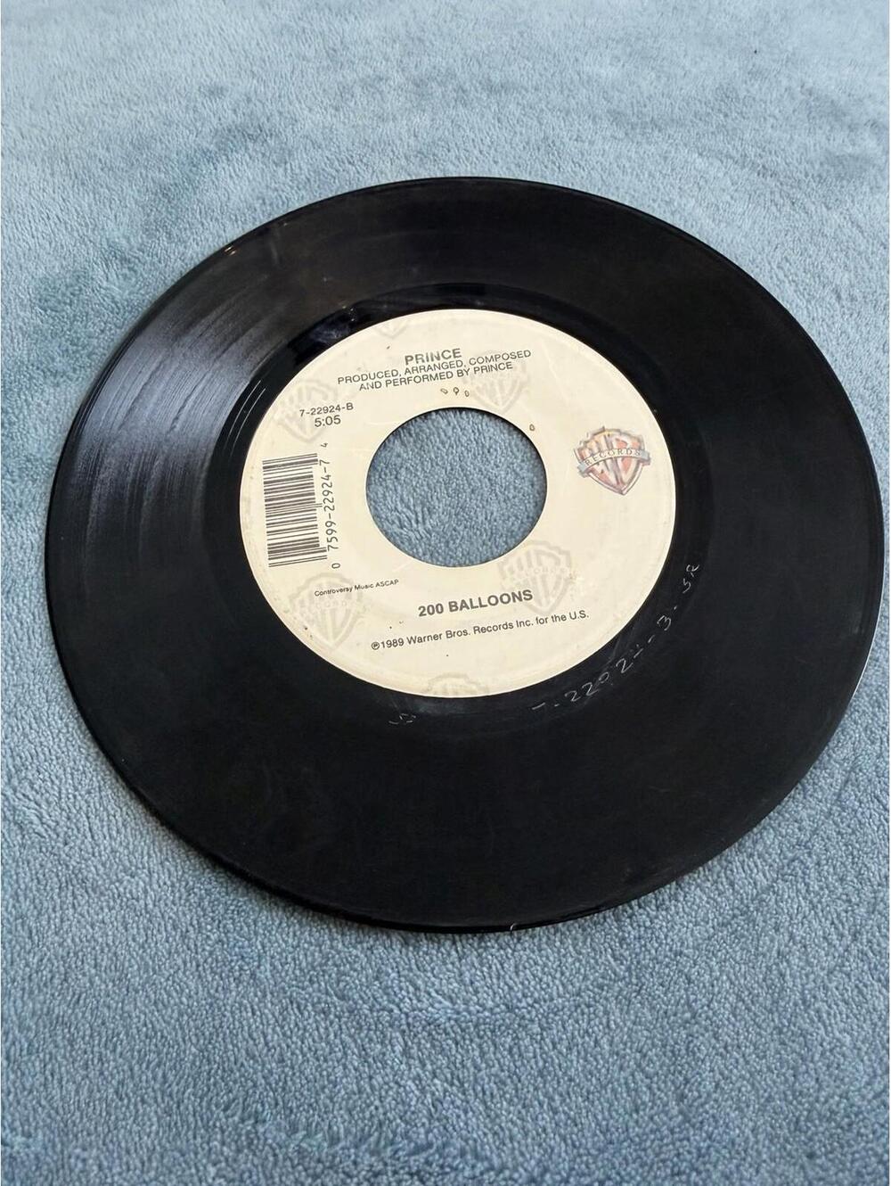 Prince Batdance 45 RPM Warner Bros 1989 Batman Soundtrack 200 Balloons Vinyl